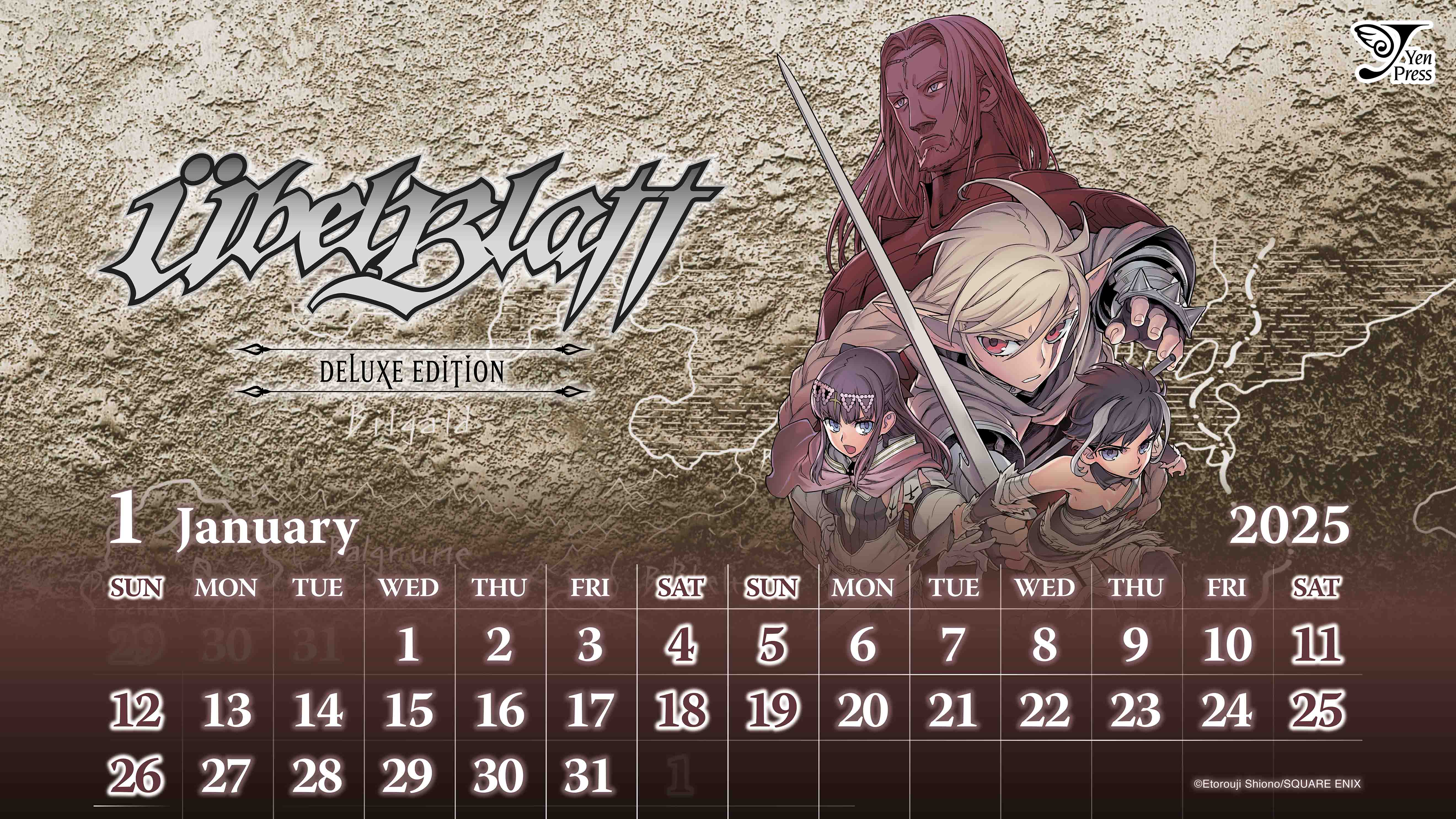 January 2025 Wallpaper Calendars