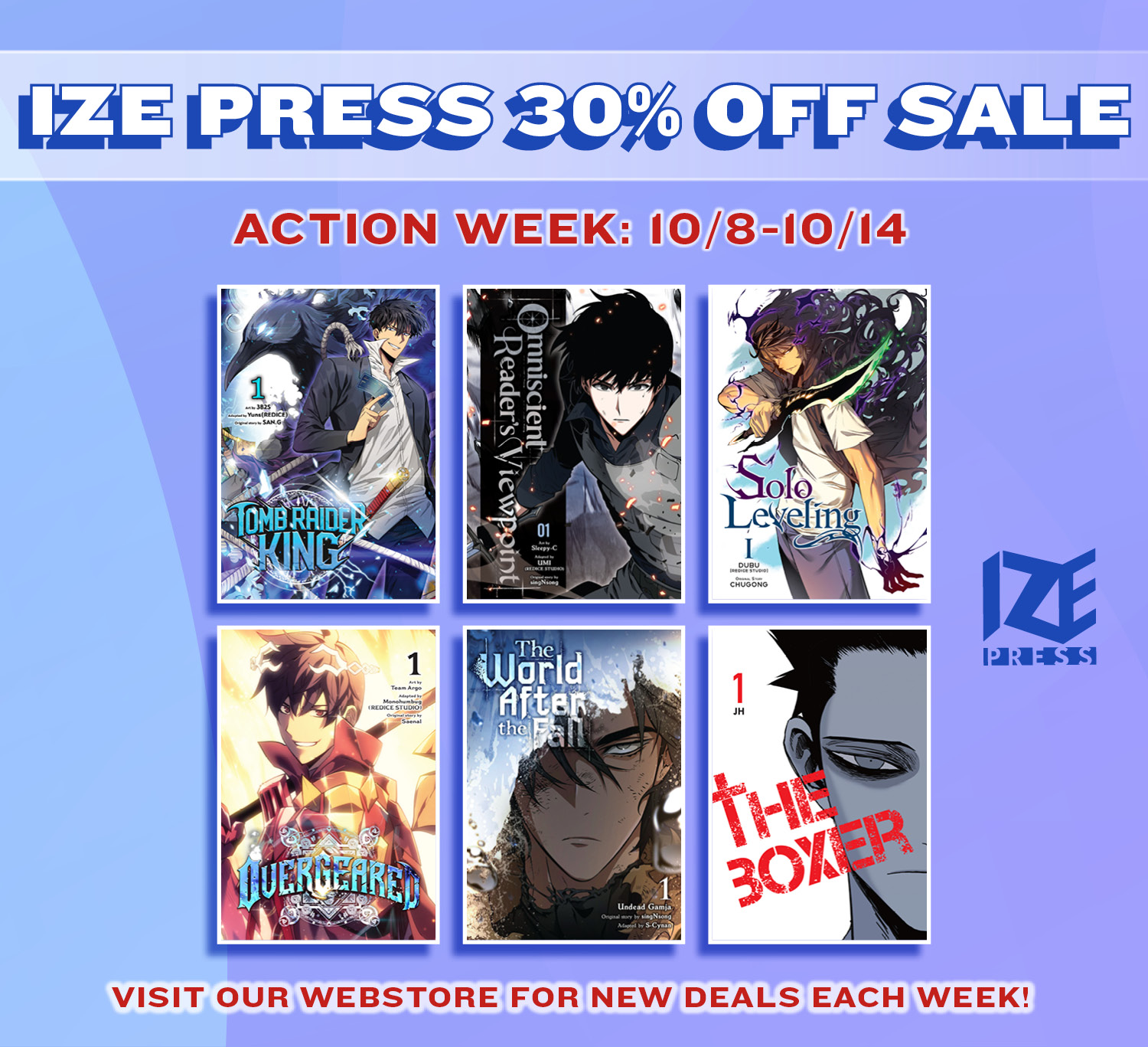 Ize Press Birthday Sale - Week 2