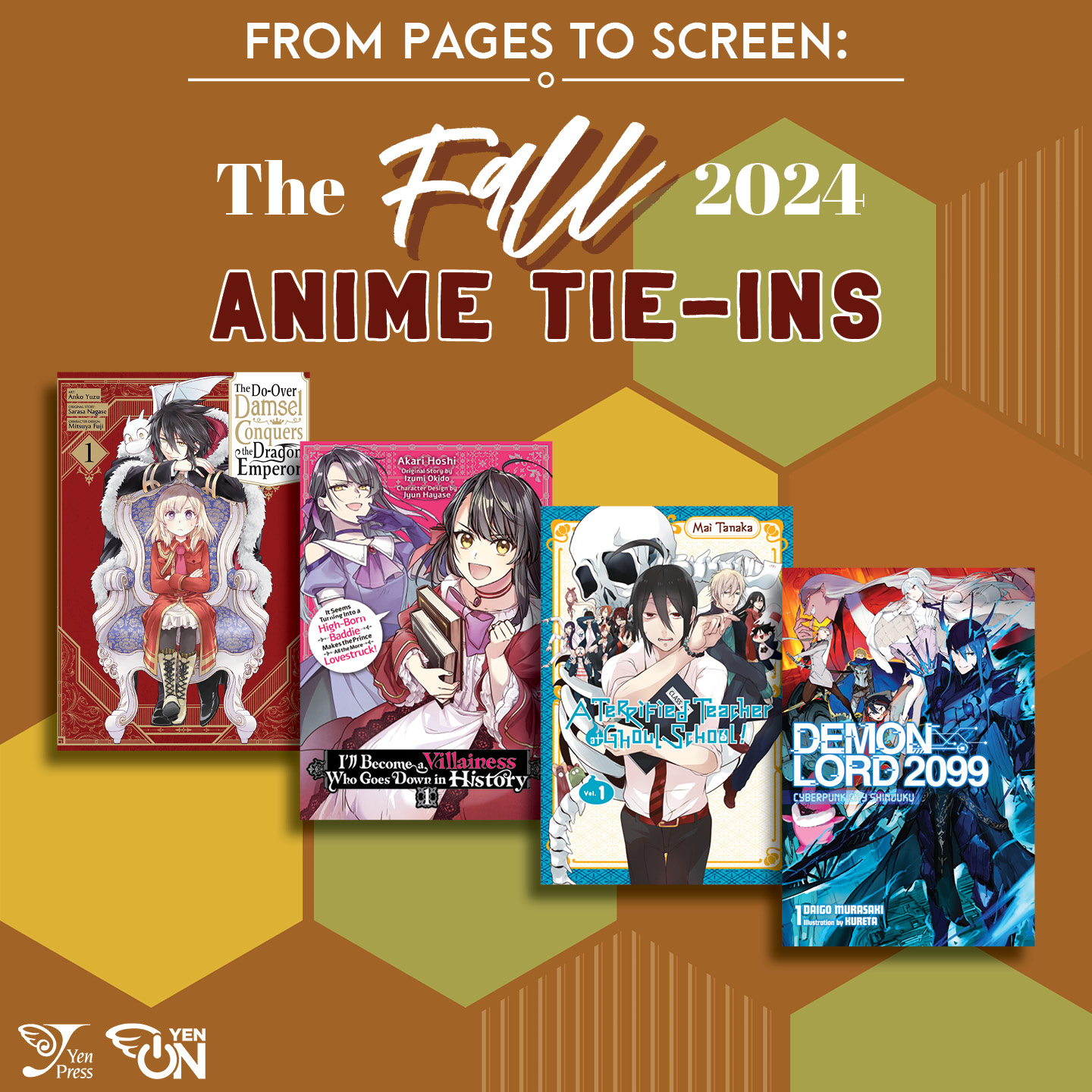 The Fall 2024 Yen Press Anime Lineup!